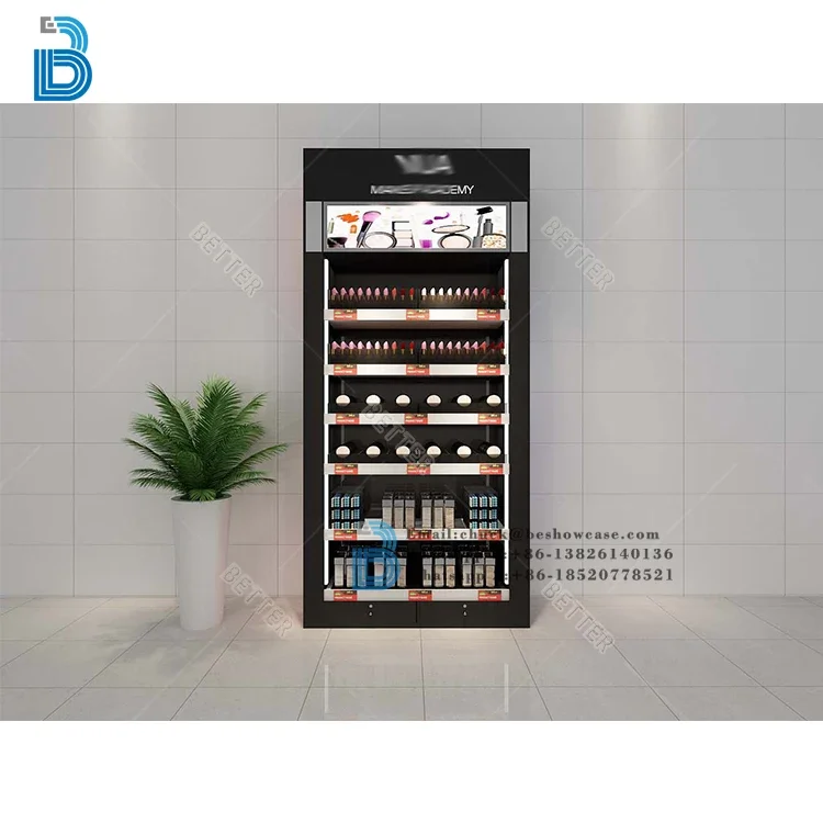 Nail polish display stand rack cosmetic display cabinet and shelf for shop