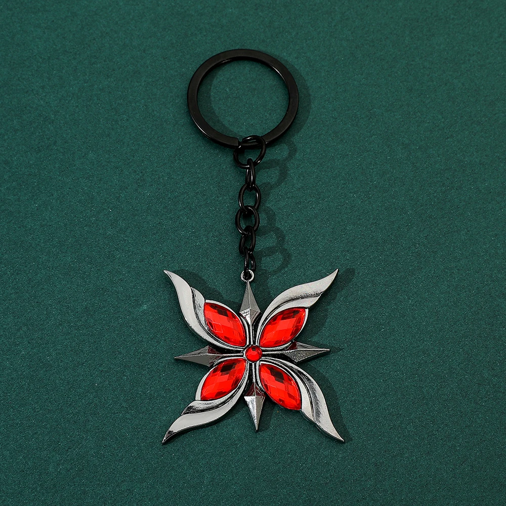 Anime Peripherals Genshin Impact Genshin Impact Arlecchino Keychain Anime Cos Pendant Give Friend Birthday Gift