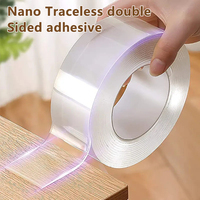 1-5m Nano Tape Transparent Non Marking Waterproof Tape Non Marking Double Sided Tape Reusable Can Be Cleaned For Household Use