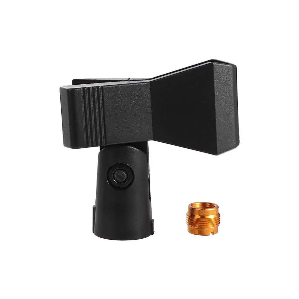 Clip Clamp Clamp Bracket Stand Replacement Holder 1/4 Inch Microphone Clip Microphone Holder Live Tripod Stand Mic Holder Clip