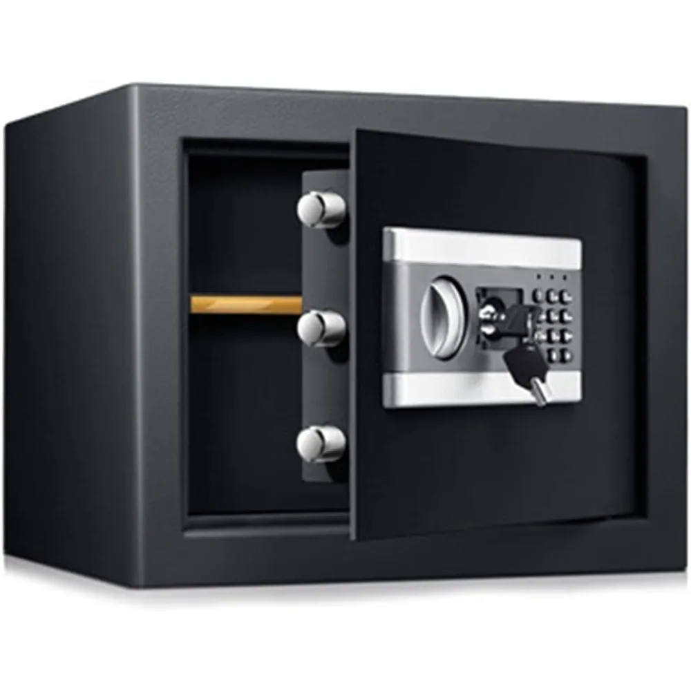 28L Furniture Safe Electronic Safe with Combination Lock and Key Perfect Storage Values for Home Office Hotel Business