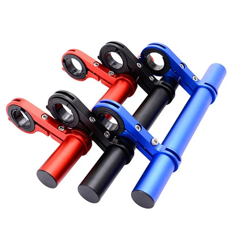 10/20CM aluminum alloy bicycle handlebar extender mountain bike bicycle front light bracket lamp flashlight accessories