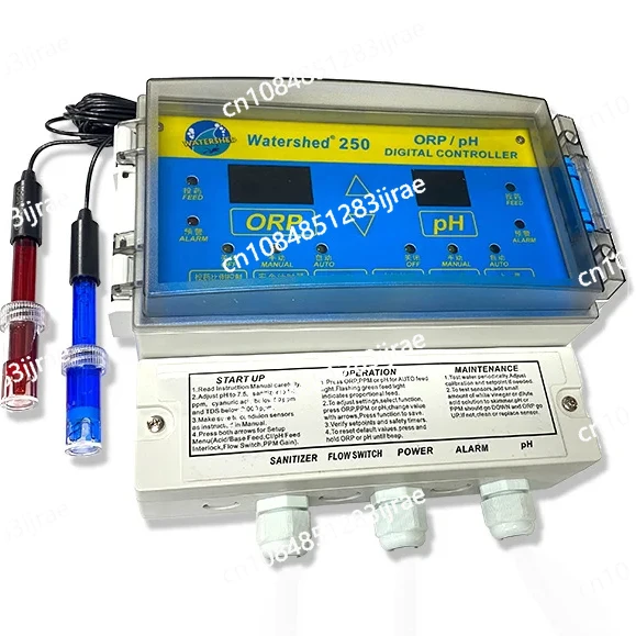 

Automatic Monitoring of Swimming Pool Water Quality and PH/ORP Sensor Analyzer Control System