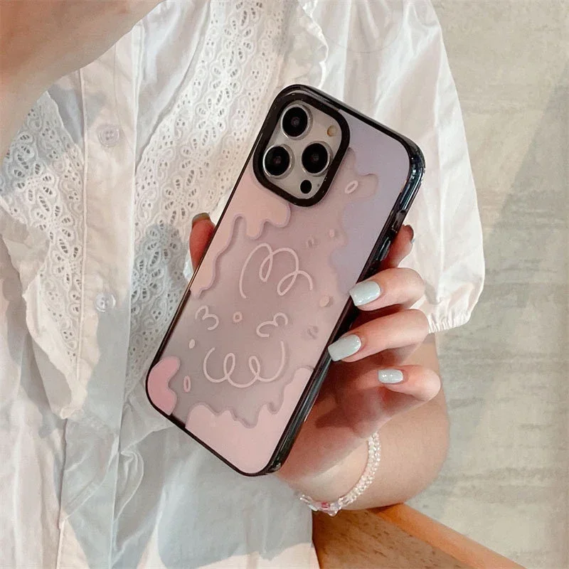 

2.0 Version Acrylic Upgrade Border Fantasy Butterfly Phone Case Cover for IPhone 11 12 13 14 15 Pro Max Case for IPhone 15 Pro