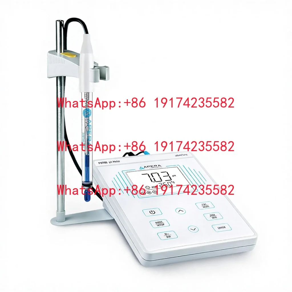 Instruments PH700-HT Benchtop Lab PH Meter LCD Display High-Temperature Liquids (up 130C) Caustic Water Solutions
