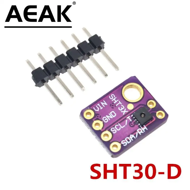 Original I2C interface SHT30 SHT30-D Digital Output Temperature Humidity Sensor Accuracy Breakout Weather SHT30-DIS For Arduino