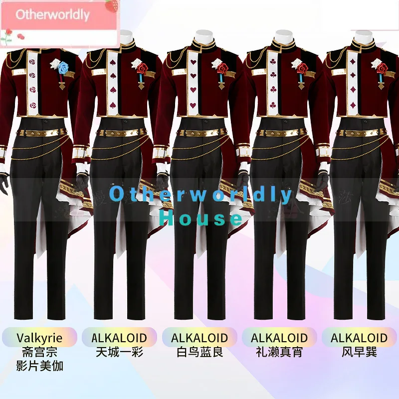 Game Ensemble Stars ALKALOID Valkyrie Cosplay Amagi Hiiro Shiratori Aira Ayase Mayoi Cosplay Costume Party Uniforms Custom Made