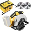 무선 원형 톱, DEWALT 20V MAX 배터리용, 7-1/4 인치 브러시리스 전원 원형 톱, 0-50 도 경사 기능, 경량 1