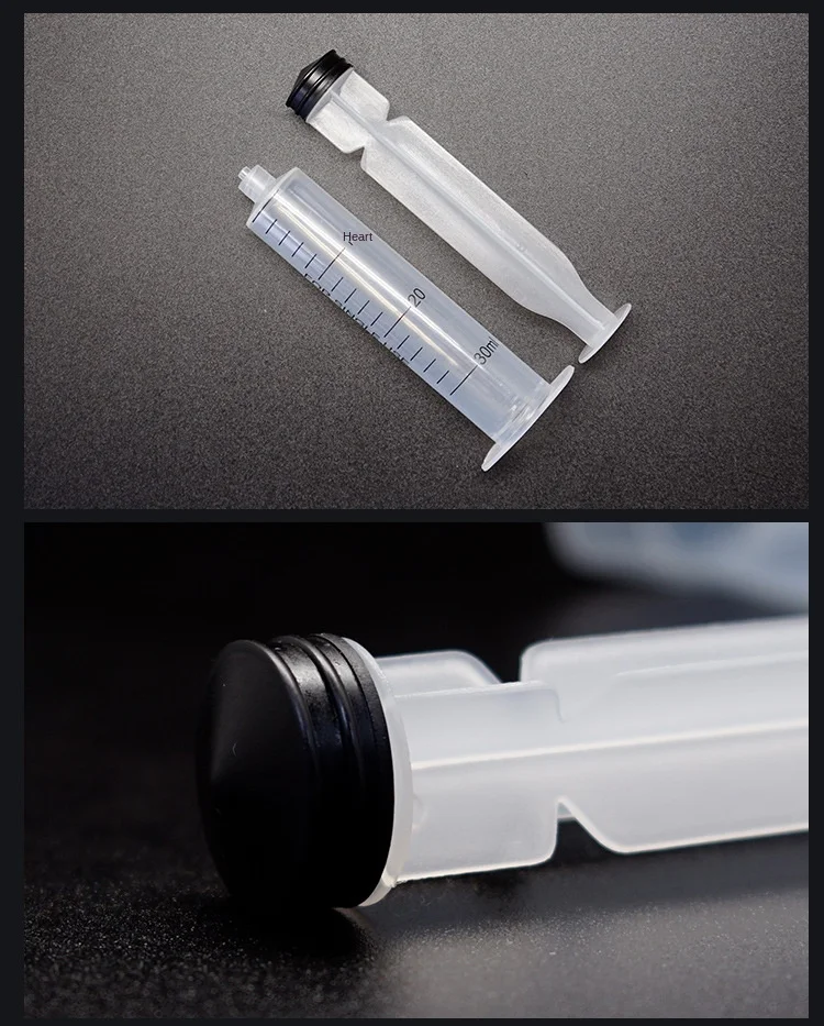 1/2/5/10pcs 3 5 10 20 30 50cc 100 200ml Plastic Syringe Luer Lock Syringe Screw Storage Crimp Industrial Dispensing Glue Tool