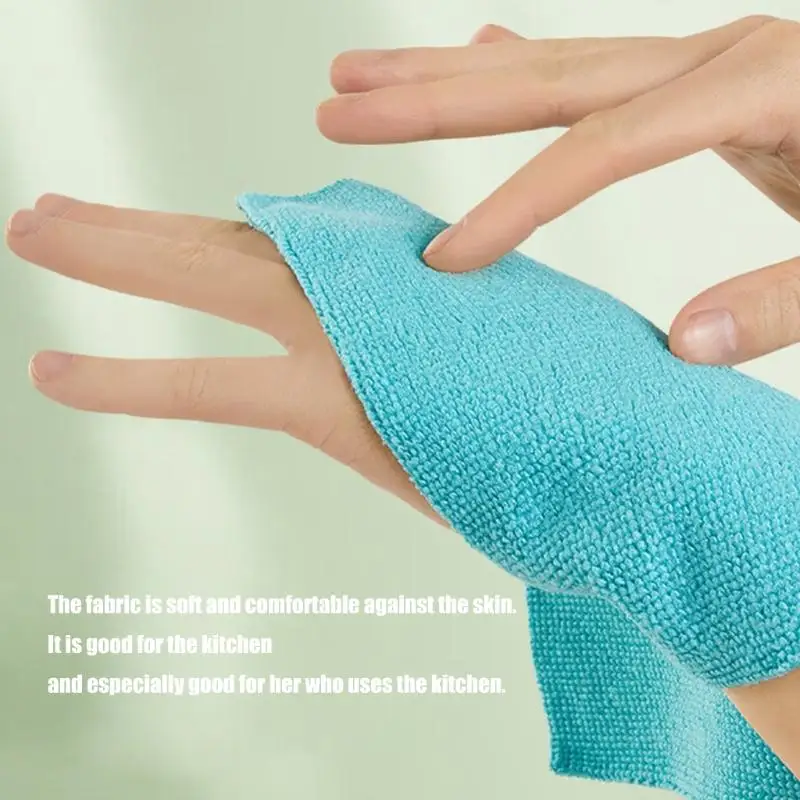 แพ็คของ 3x20pcs สีรหัสการทำความสะอาดแบบใช้แล้วทิ้งผ้าเช็ดตัวดูดซับในครัวเรือนเช็ด