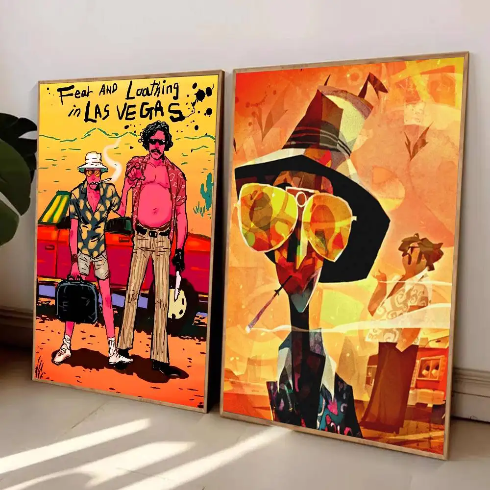 ملصق Fear Loathing Las Vegas لا يتطلب أوراق الحفر ولا علامات يمكن تطبيق ملصقات ذاتية اللصق على أي سطح
