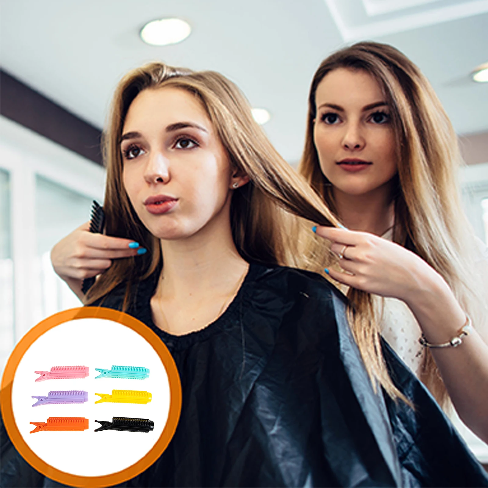 

6 шт., объемные заколки для волос, заколки для укладки, секционирования, дизайн прически, эффект утолщения, подходит для всех возрастов