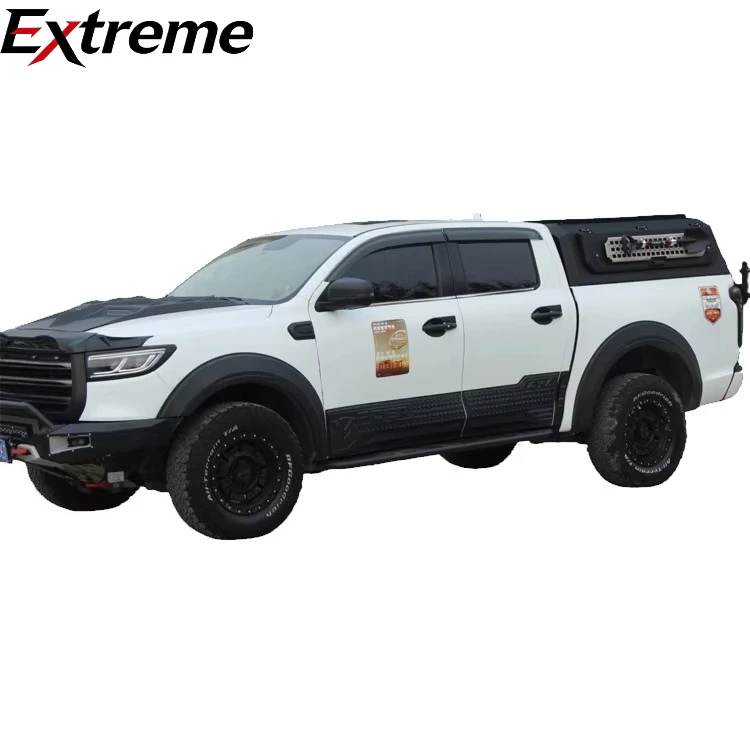 Ex:New Style High Quality Waterproof Retractable Pickup Trucks Hardtop Truck Canopy 4x4 Manganese Steel No Drill Installation
