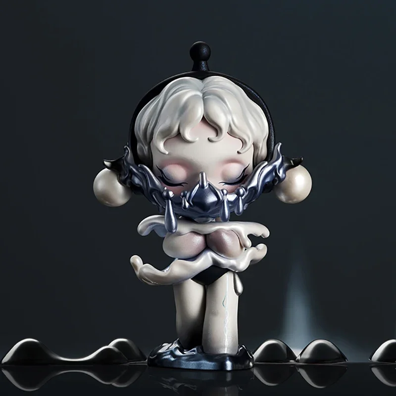 팝 마트 SKULLPANDA 사운드 시리즈 블라인드 박스 장난감 미스터리 박스 미스터리 Caixa 액션 피규어 Surpresa 귀여운 모델 생일 선물