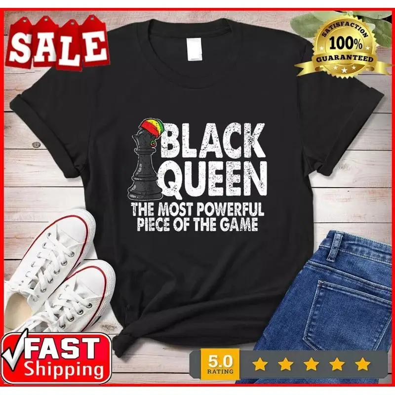 

Black Queen The Most Powerful Piece Black History Month T-Shirt