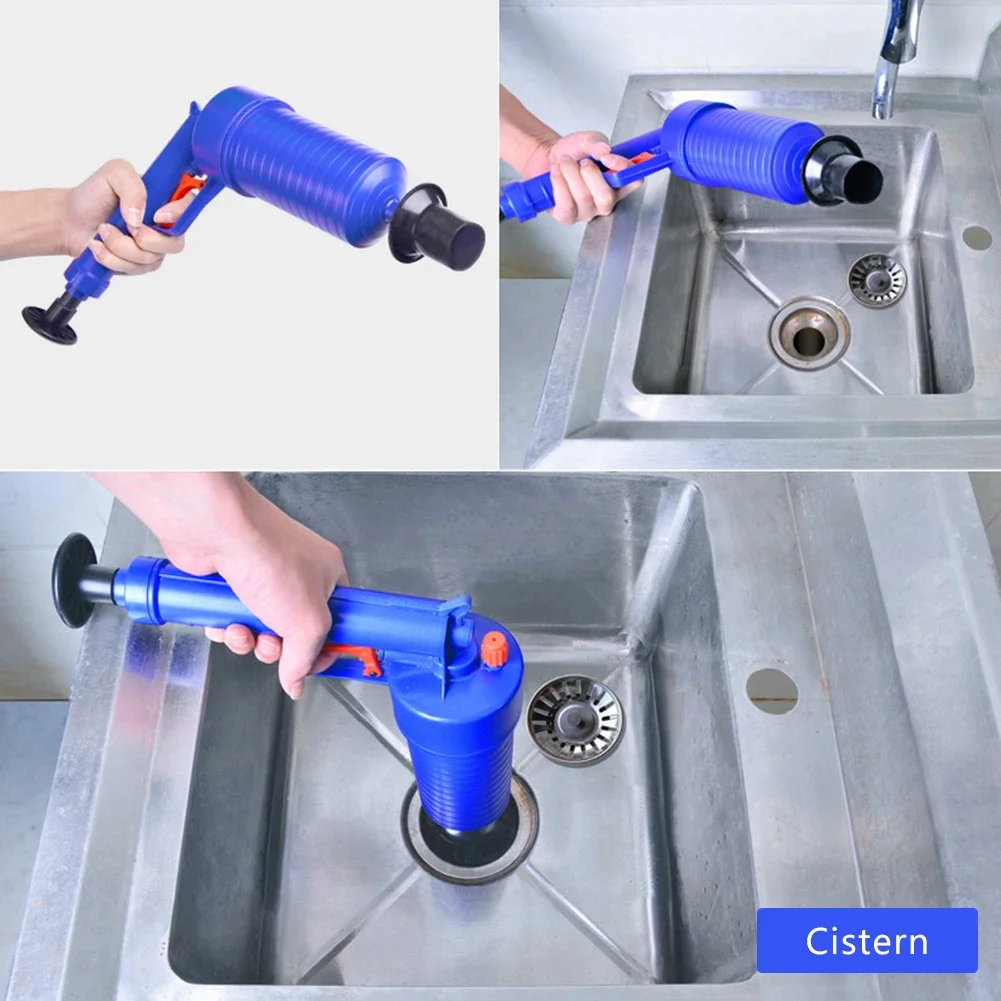 Air Pump Pressure Unblocker Pipe Plunger Drain Cleaner Sewer Sinks Basin Pipeline Clogged Remover Kitchen Toilet Cleaning Tools