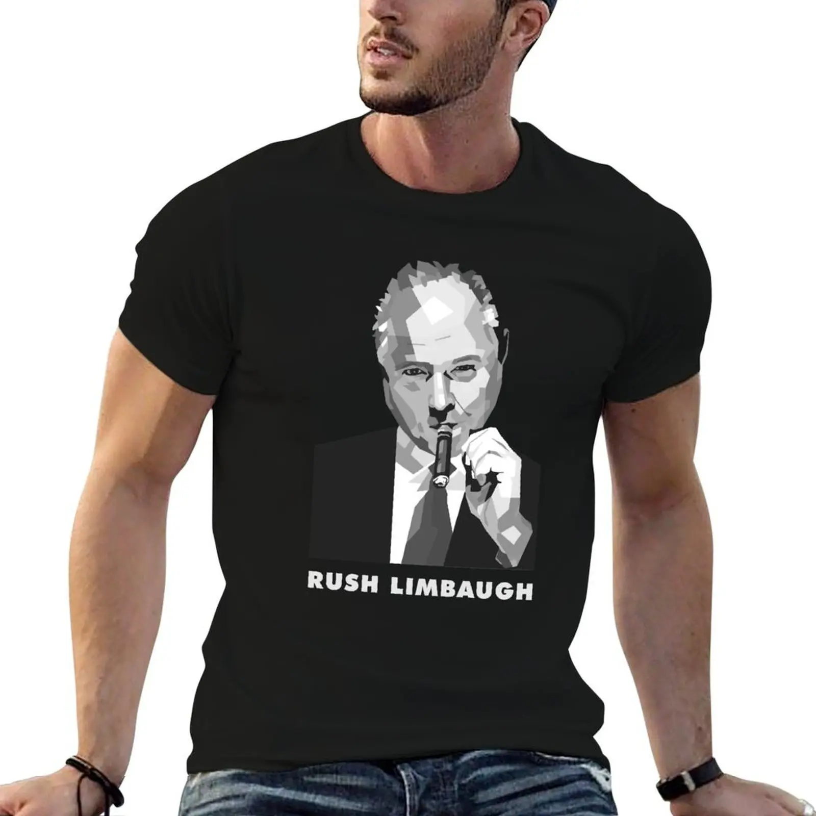 

Rush Limbaugh T-Shirt t shirts for man cotton soft t shirt personalised funny t shirts dark humor T-Shirt