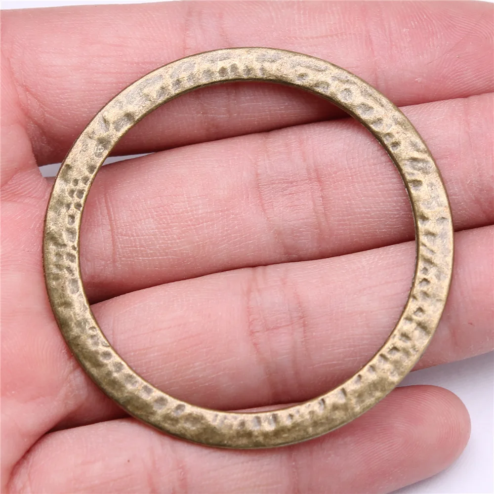 5pcs Big Round Circle Charms for DIY Jewelry Making