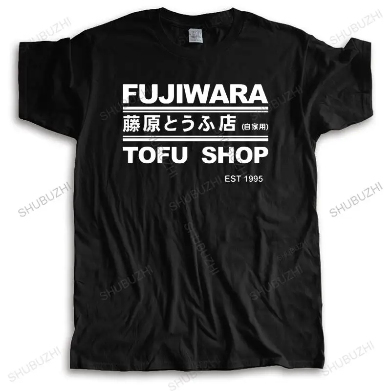 Summer Takumi Fujiwara Tofu Shop Delivery Initial D Manga HachiRoku Shift Drift cotton fashion T-Shirt Mens Brand Clothing