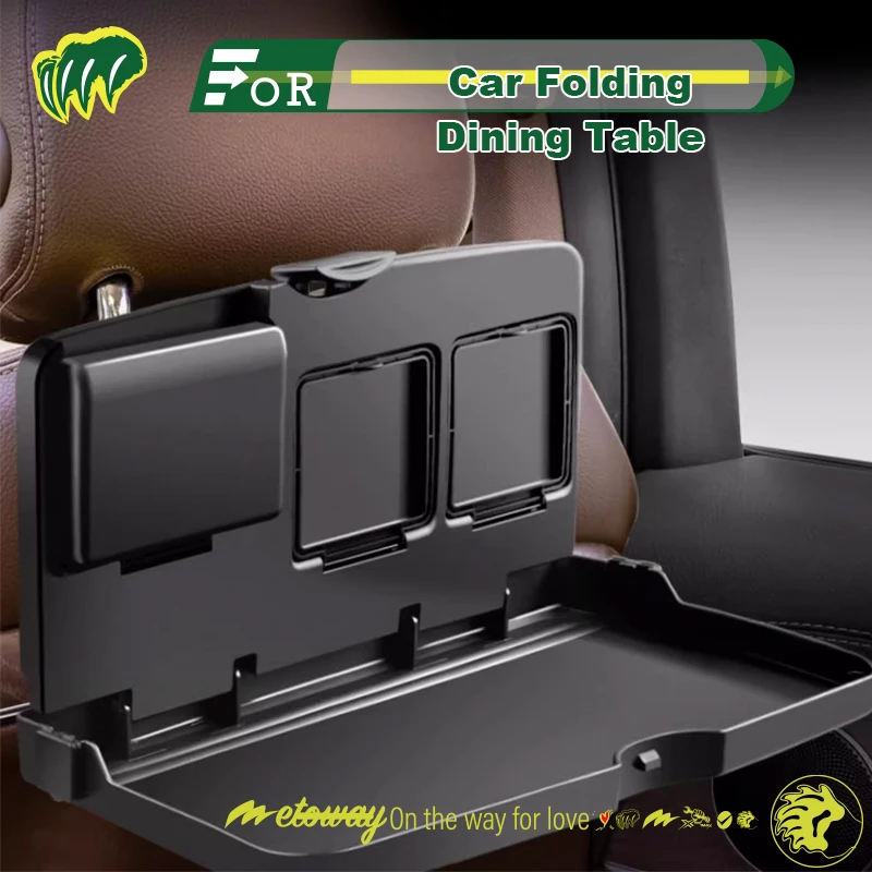 

Car Backseat Tray Table Foldable Tray Seat Back for Car Travel Multifunctional Car Back Seat Food Tray Table with Phone Holder