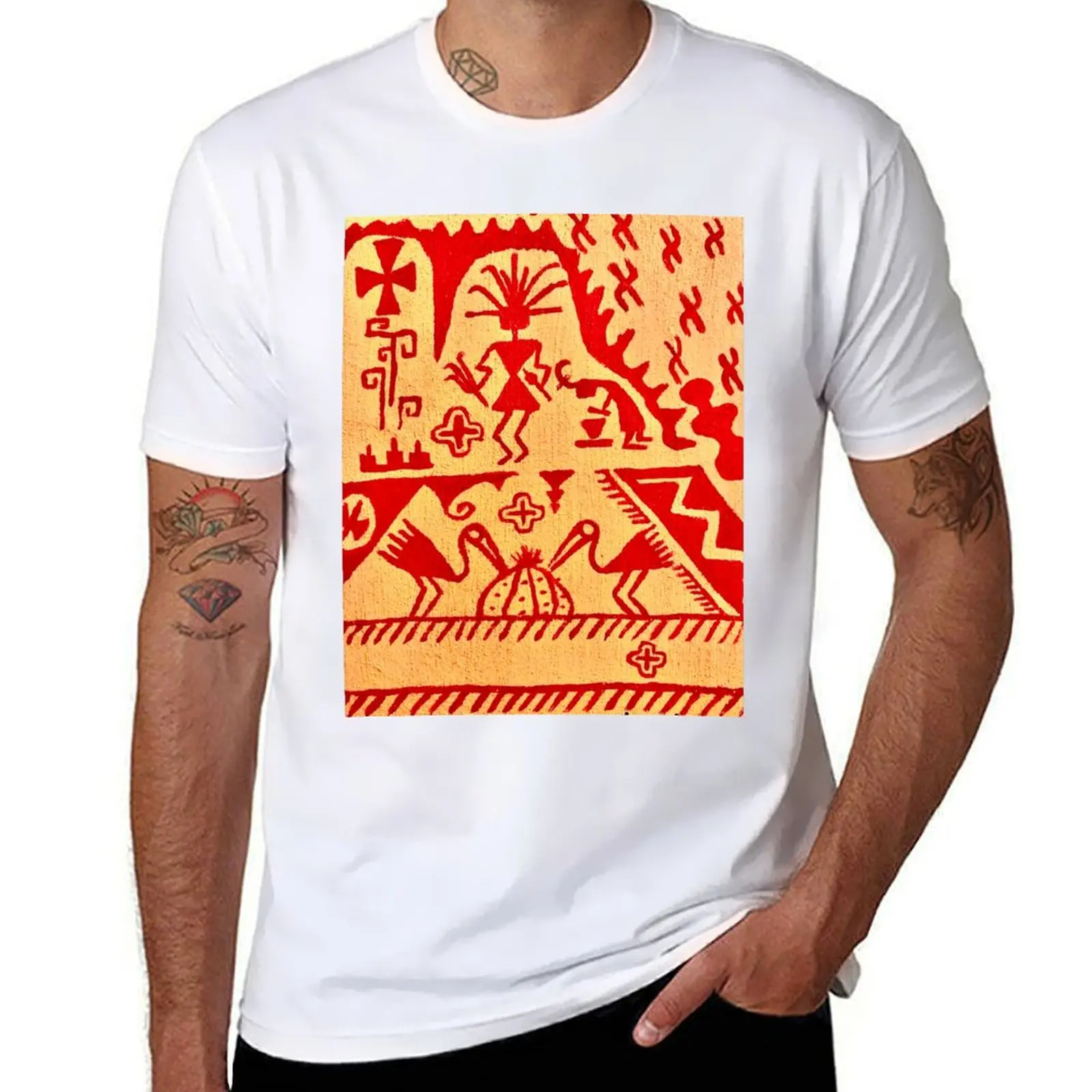 

Hohokam design mixed T-Shirt t shirt man designer man t shirt cotton high quality