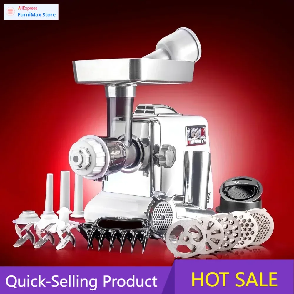 

Limited-time promotionMegaforce 3000 Series 6-in-1 Electric Meat Grinder | 3000W Max Air Cooled 3-Speed Juicer 5 Grinding Pla