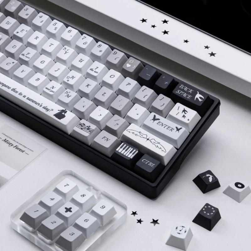 serenade-theme-keycaps-set-customization-pbt-sublimation-cherry-profile-keyboard-cap-for-gaming-mechanical-keyboard-accessories