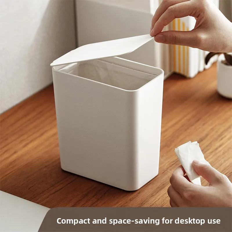 

Nordic Sle Desktop Tra Can Narrow Kitchen Office Desk Miscellaneous Buet Covered Home Use Bedroom Dormi Bede