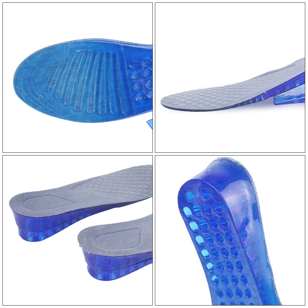 

Heighten Insoles Sports Shoes Breathable Wear-Resistant Non-Slip Shockproof Invisible Foot Care Inserts Daily Use for Light