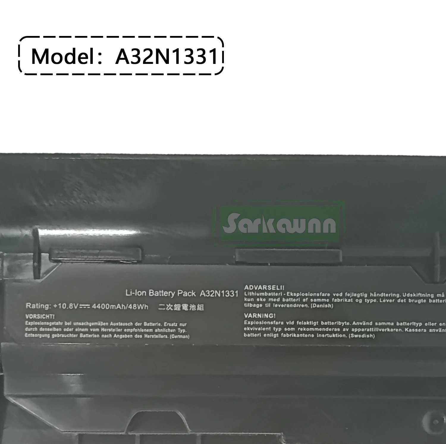 Sarkawnn-6cells a32n1331 بطارية كمبيوتر محمول ، لأسوس p2430u ، p2440u ، p2530ua ، p4540u ، p2540uuua ، p2530u ، pu551l ، pu551jh ، pu551la