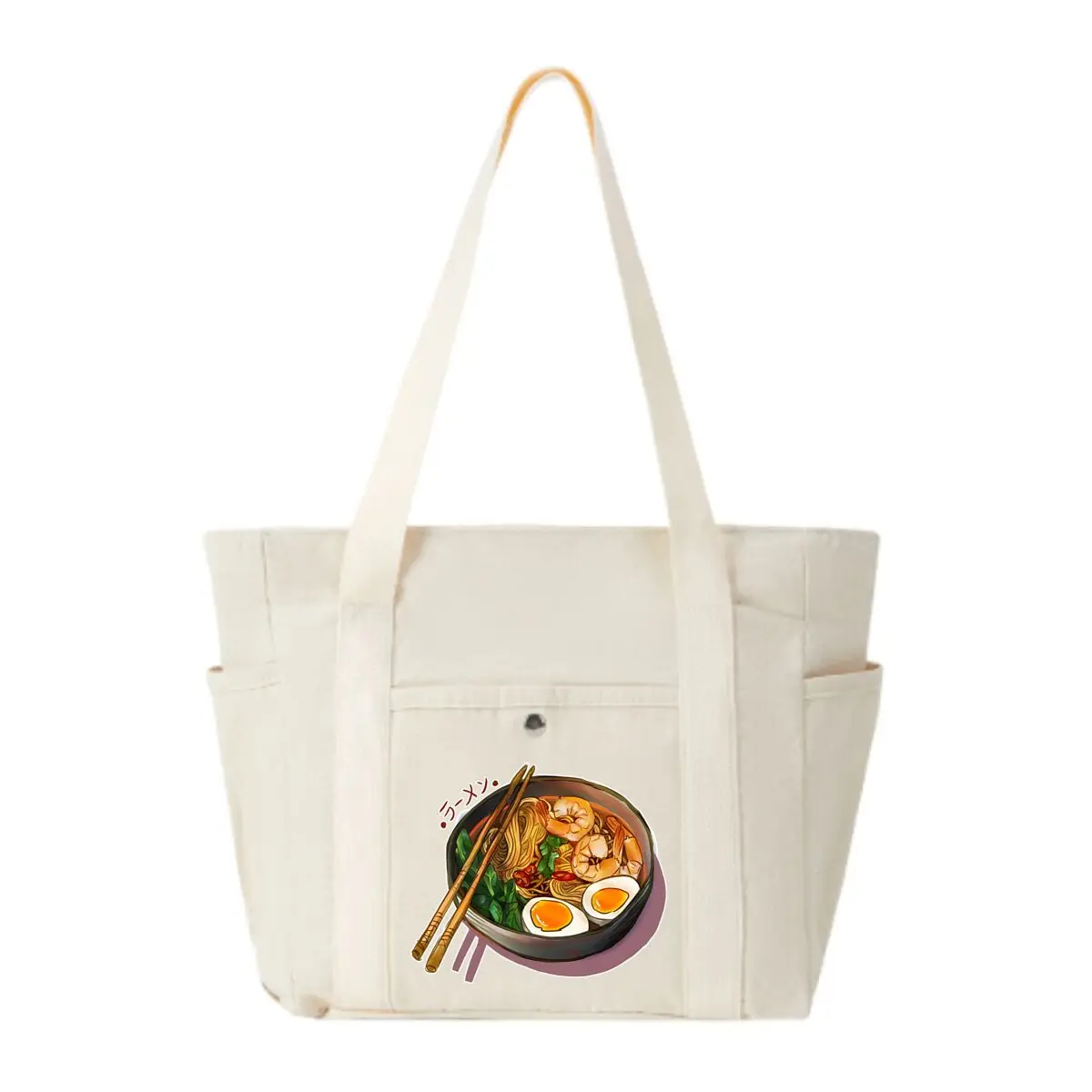 

Японские наклейки на чашу с лапшой рамэн, высококачественная большая сумка большой вместимости