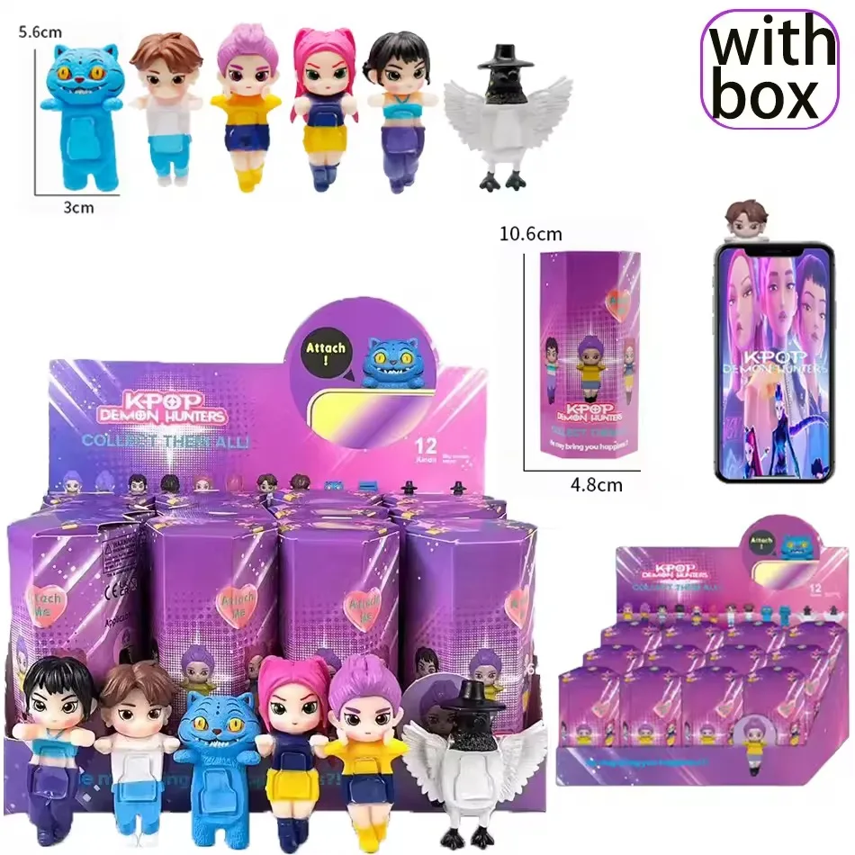 Nuovo Kpop Demon Hunters Figura Serie Cieca Scatola Derpys Tigre Rumi Mira Zoey Sussy Figurine Doll Mini Decor Modello Giocattoli Ragazza Regali