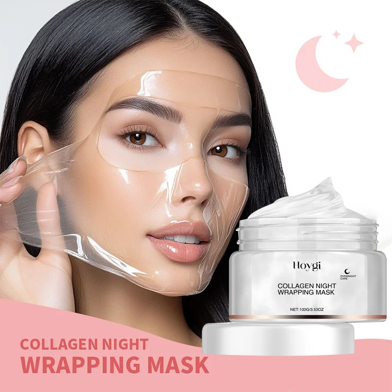 Mild Moisturizing Brightening Collagen Peeling Tearing Facial Mask Long Lasting Nourishing Face Skin Effective Care Facial Mask