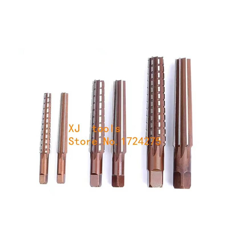 Alloy Tool Stee Hand Reamer,Mohs Reamer MT1/MT2/MT3/MT4 International Standards,Finishing,Roughing,Mechanical Lathe 2 Pcs