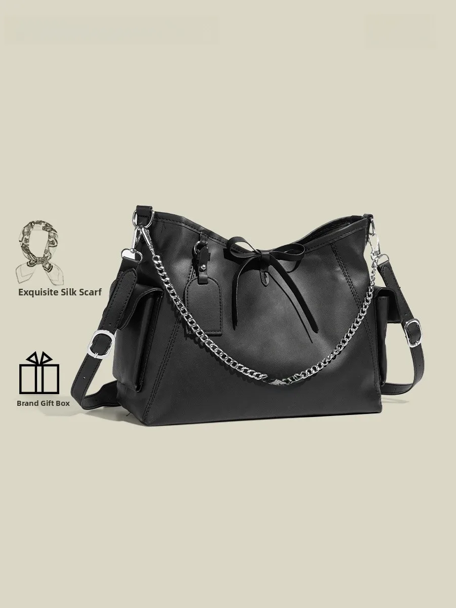 

Casper&Keanu Korean Sle Chain Tote Bag Women's Large Capaci Single oulder Crossbody Bag Faionable Casual Handbag