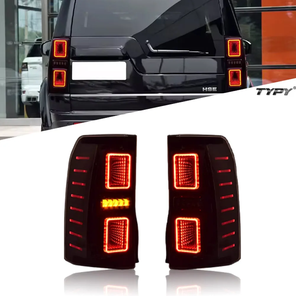 TYPY Car Tail Lamp For Land Rover Discovery 3/4 Tailllights 2005-2016 Upgrade to NEW LED Dynamic Turn Signal Brake Lamp Assembly