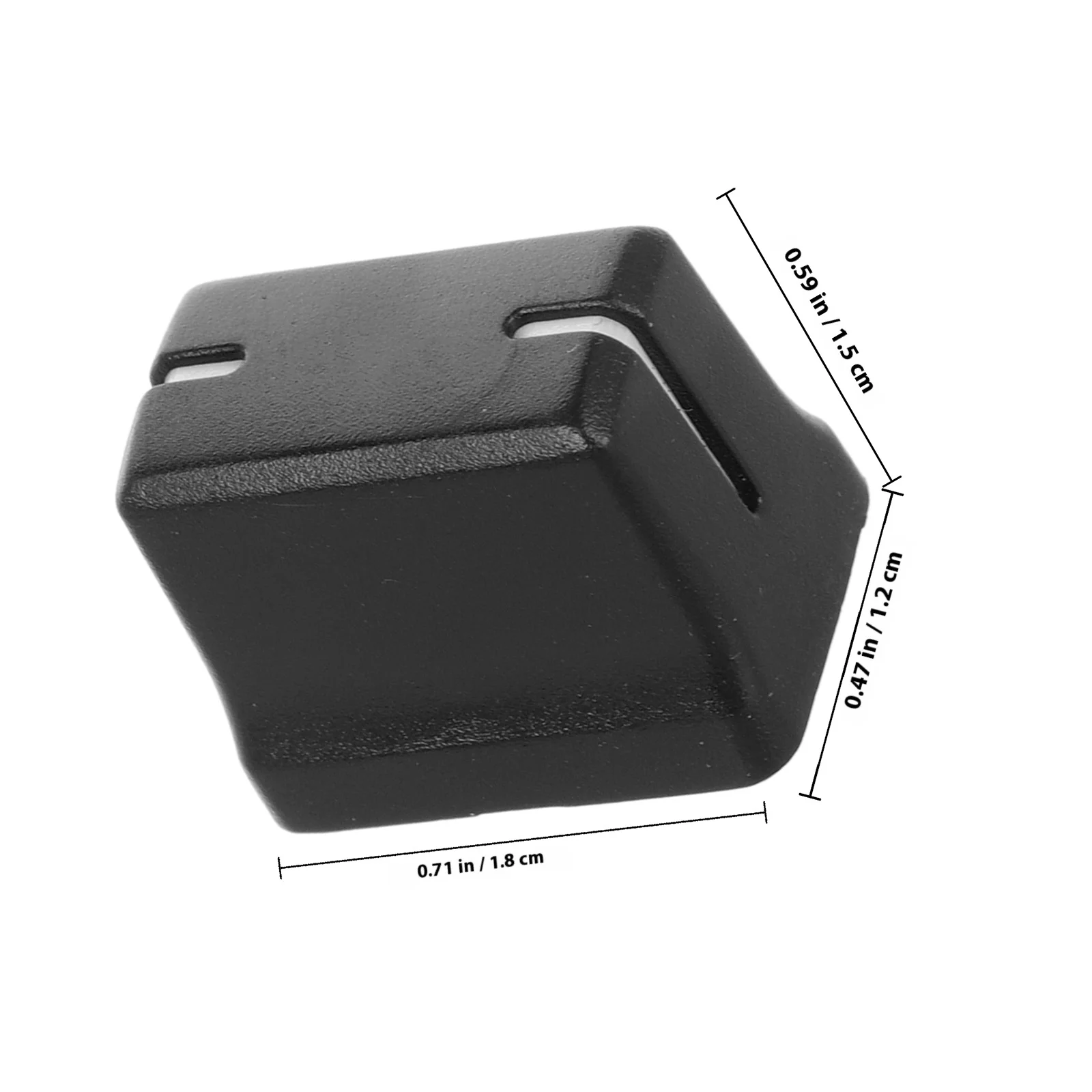 5Pcs Console Mixer Slider Caps Potentiometer Knobs Replacement Fader Caps for Audio Controller Mixer Accessories