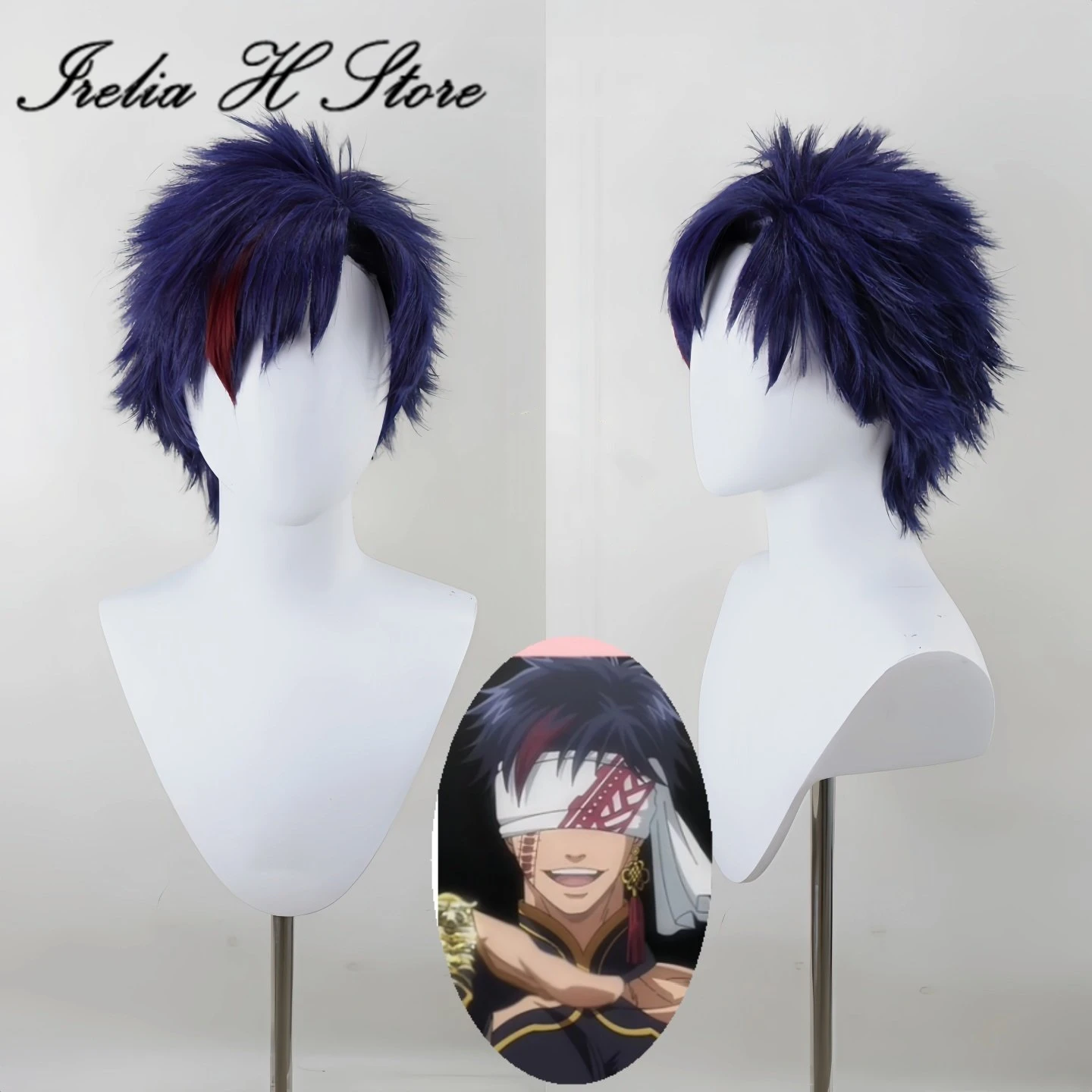 

Парик Irelia H Store Qin Shi Quang из аниме «Рагнарок», парик для косплея Qin Shi Quang