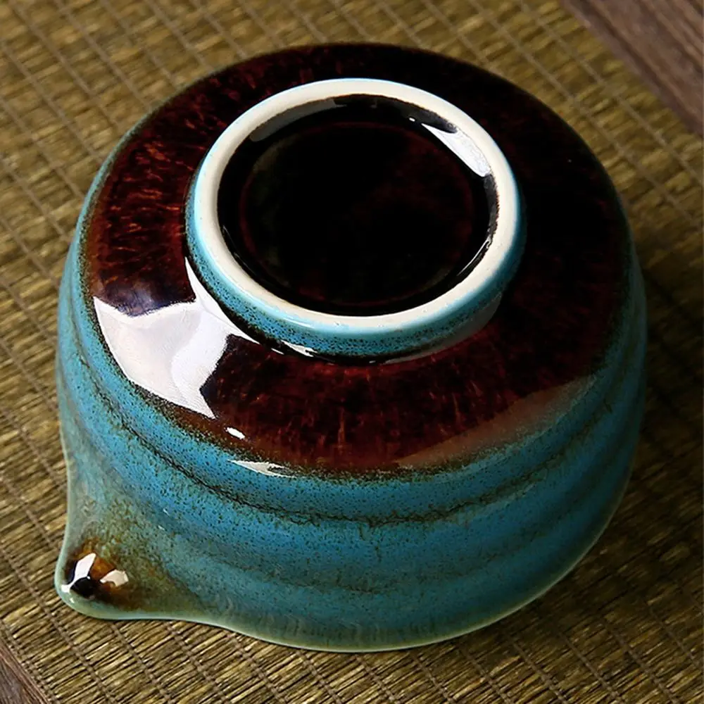 

Ceramic Matcha Bowl Set Kiln Discoloration Smooth Matcha Whisk Stand High Temperature Resistant Large Capacity