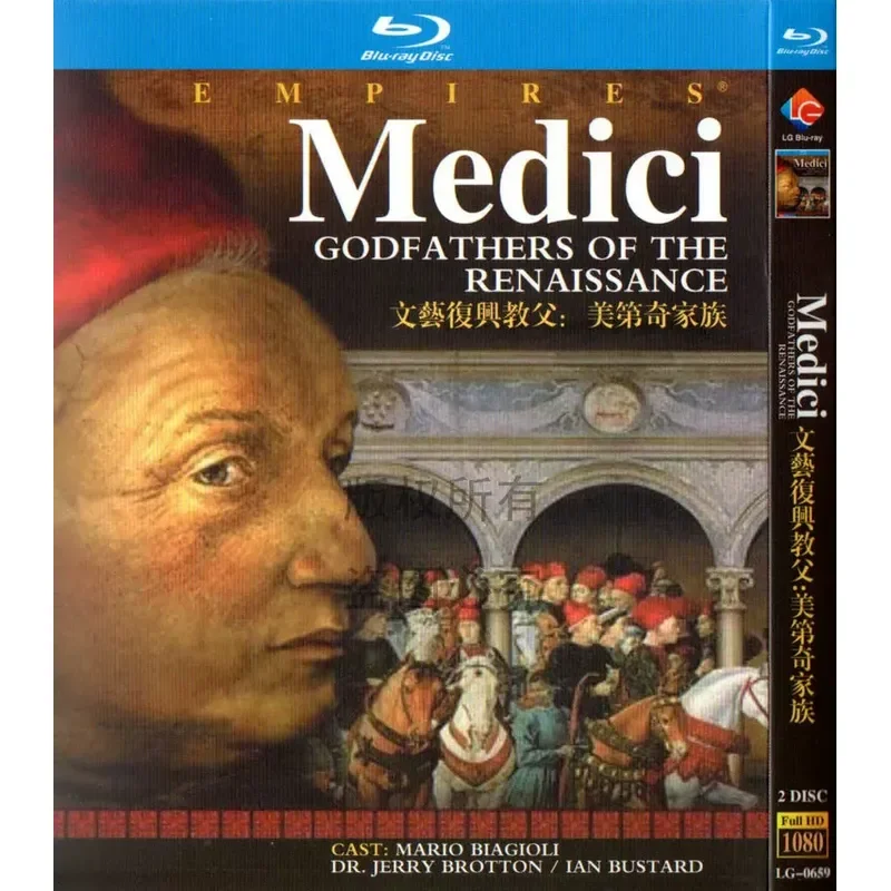 Documental Histórico Los Padrinos del Renacimiento La Familia Medici BD Alta Definición 1080p Blu-ray 2 Discos