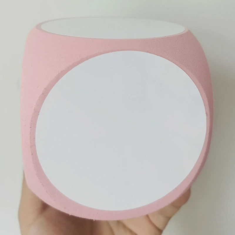 10cm DIY Blank Dices Education Blank Dices and Labels Wipe Off Dices Cubic Dices Cleanable Write On Dices Vibrant Color Dices