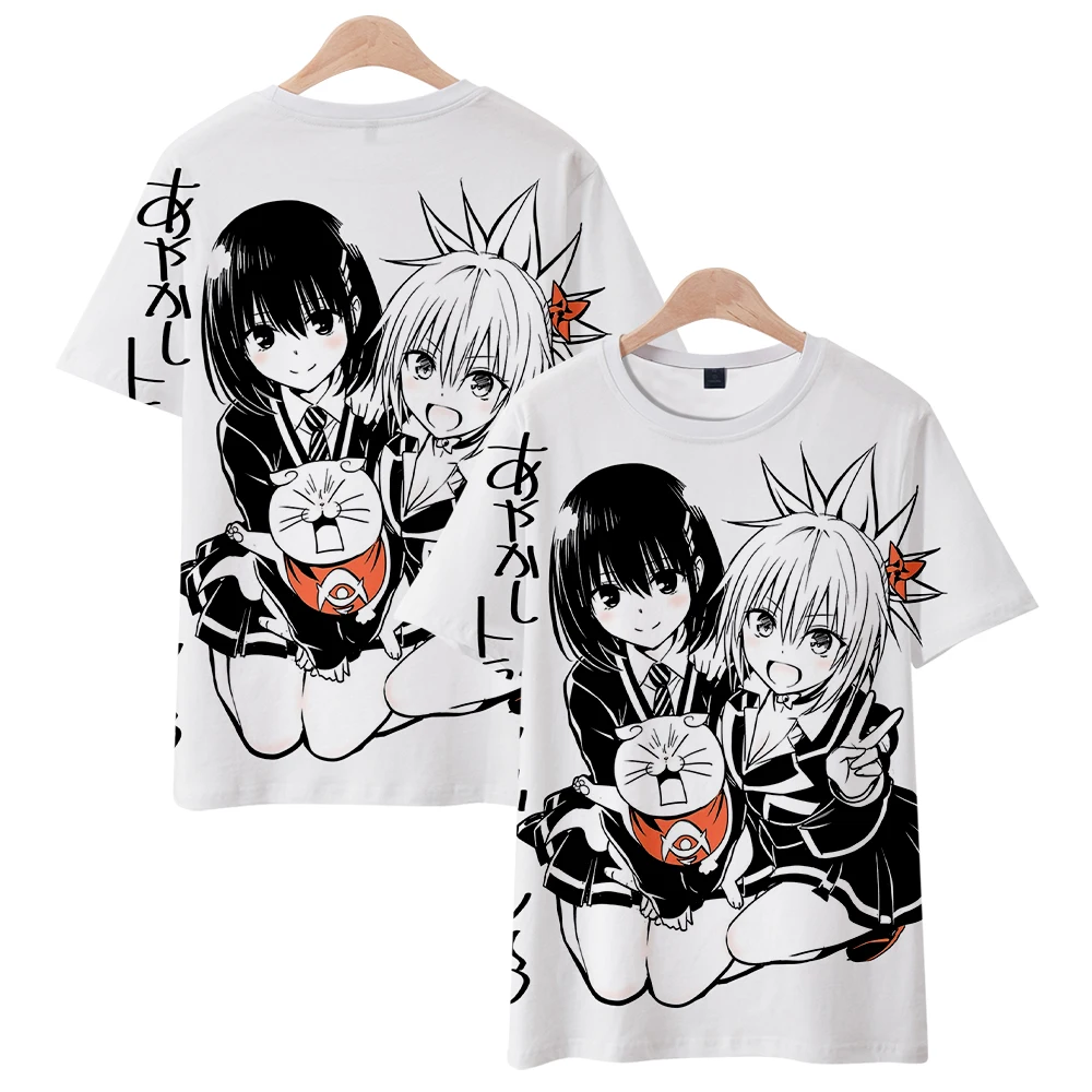 

Ayakashi Triangle Anime T-shirt Crewneck Short Sleeve Men Women's Tshirt Harajuku Streetwear New Japan Manga 3D Clothes