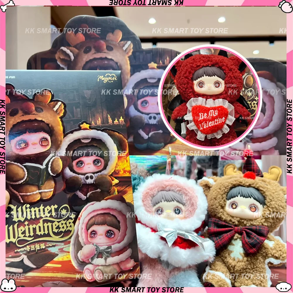 

New Maymei Winter Weirdness Series Blind Box Maymei Anime Doll Mystery Box Fashionable Desktop Ornaments Christmas Toys Gifts