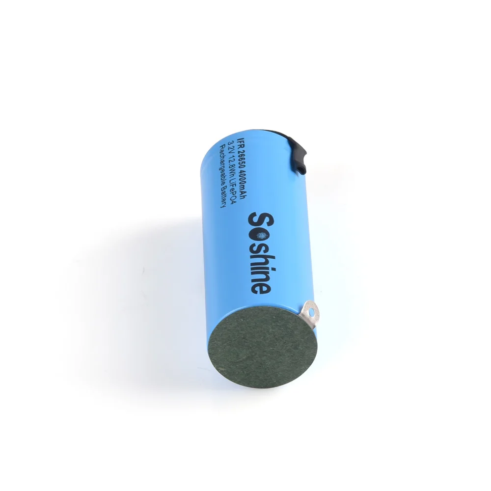 Soshine 4000mAh 26650 Battery+DIY Nickel Sheet 3.2V 4000mAh LiFePO4 Rechargeable Battery for Laser Flashlight RC Toys Helicopter view 4