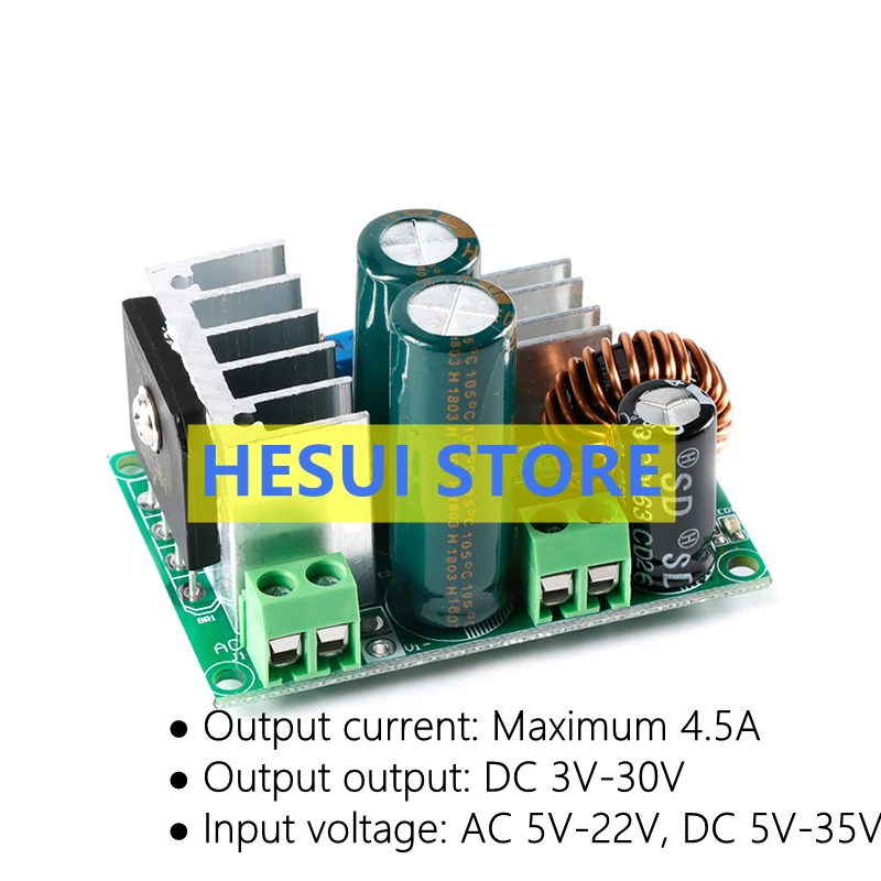 XL4015 Power module Low voltage AC-DC step-down power module DC-DC Adjustable voltage regulator power module