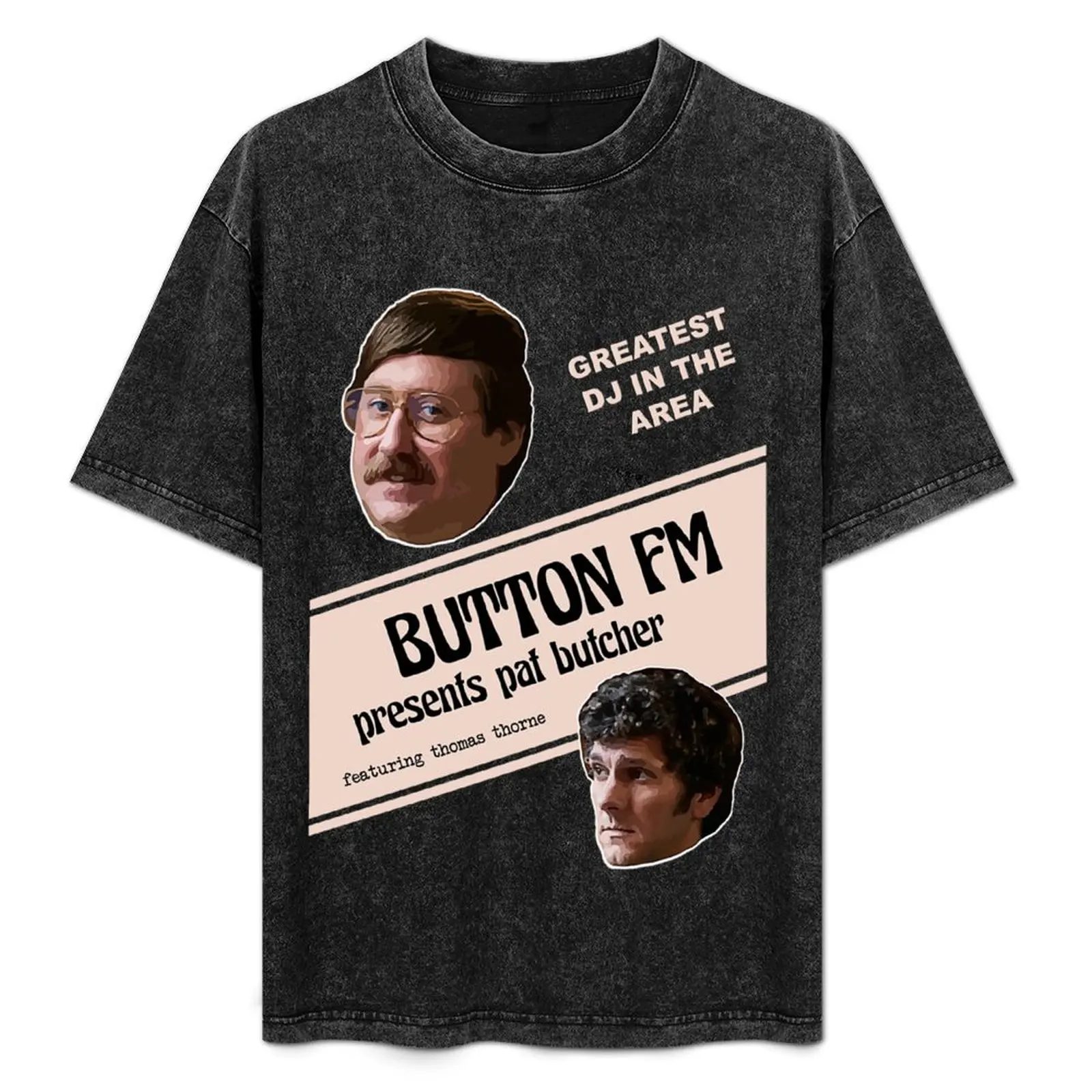 Button FM - Ghosts BBC T-Shirt Fashion Graphic Tee for Men