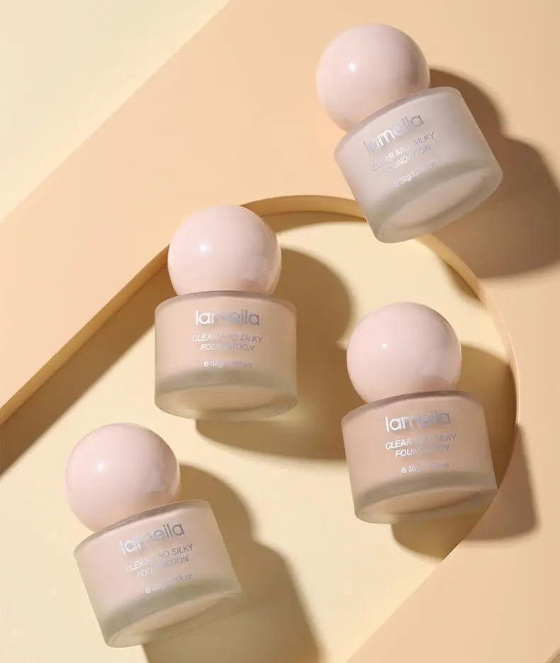 保湿、栄養補給、隠蔽、ナチュラル、クリア、ベタつかない、柔らかい肌のクリーミーなマッスルファンデーション