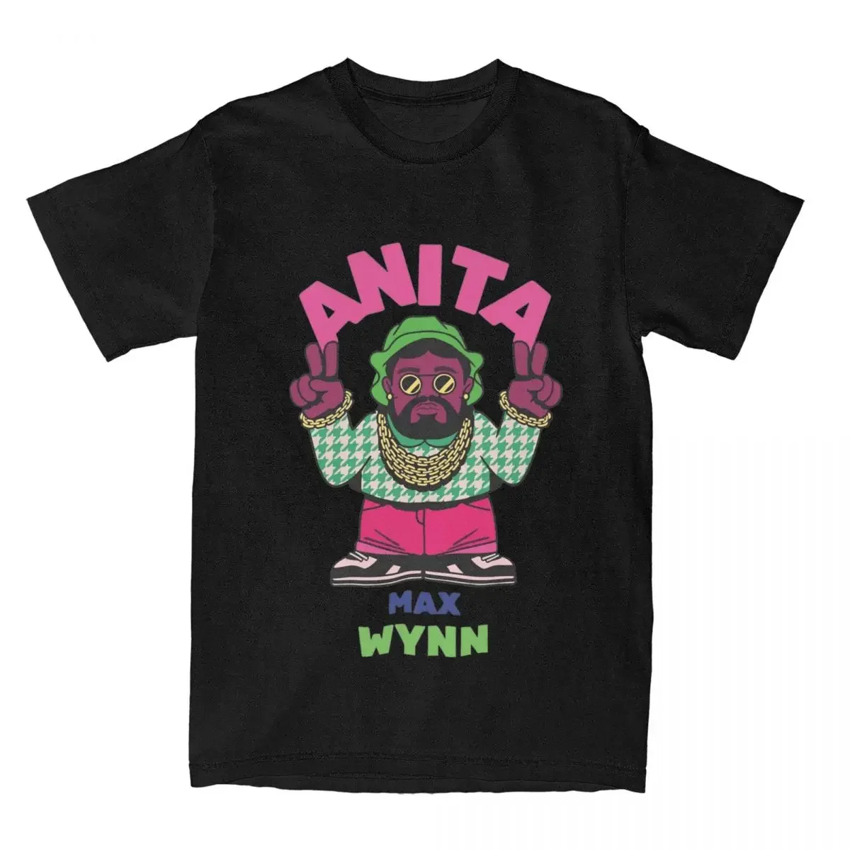 Tee Clothes Plus Size Men  Anita Max Wynn Cool Shirt Merch Vintage Pure Cotton rapper T Shirt   COTTON  t shirts for men