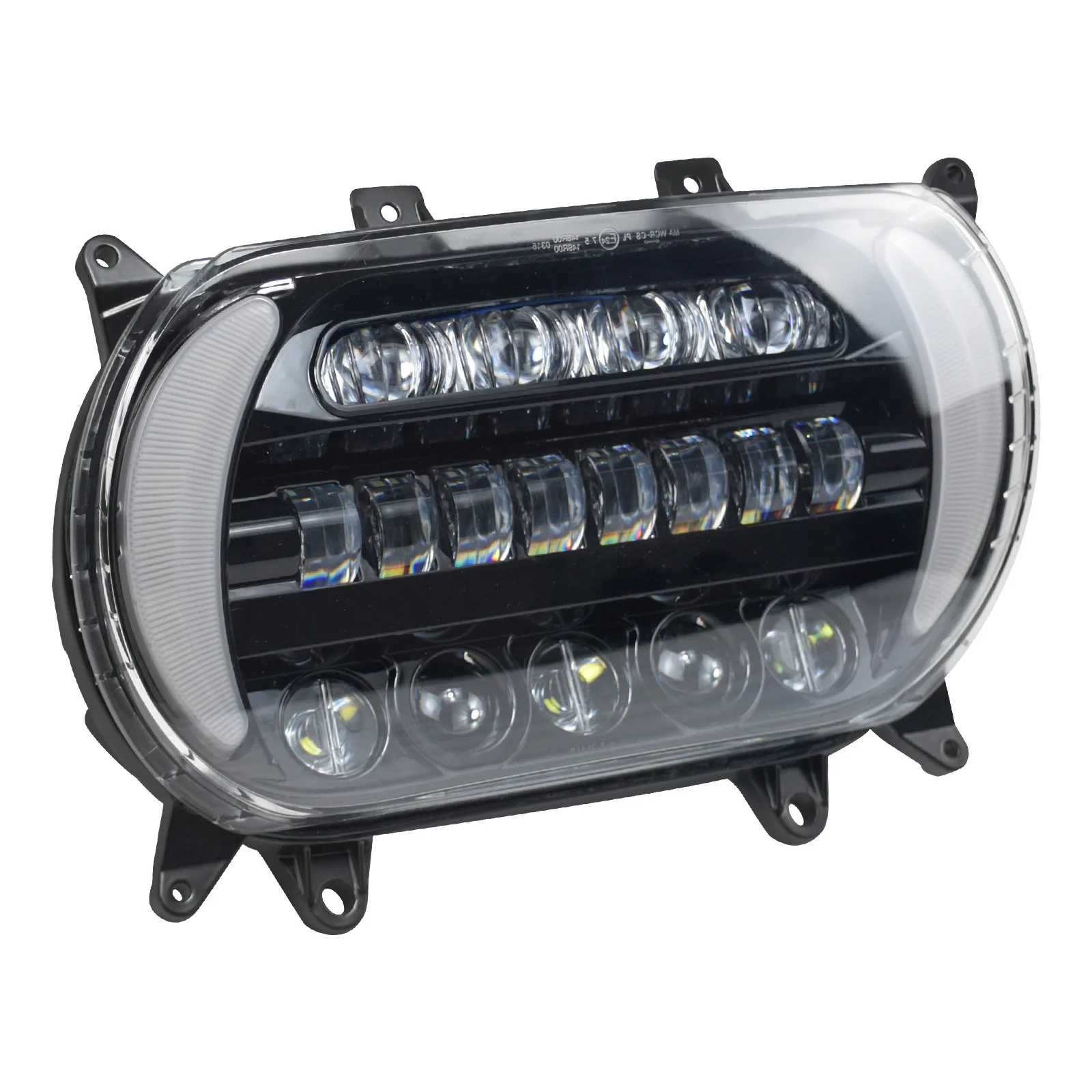 Motorcycle accessories are suitable for Harley 15-20 double lights road gliding modified LED headlights steering double