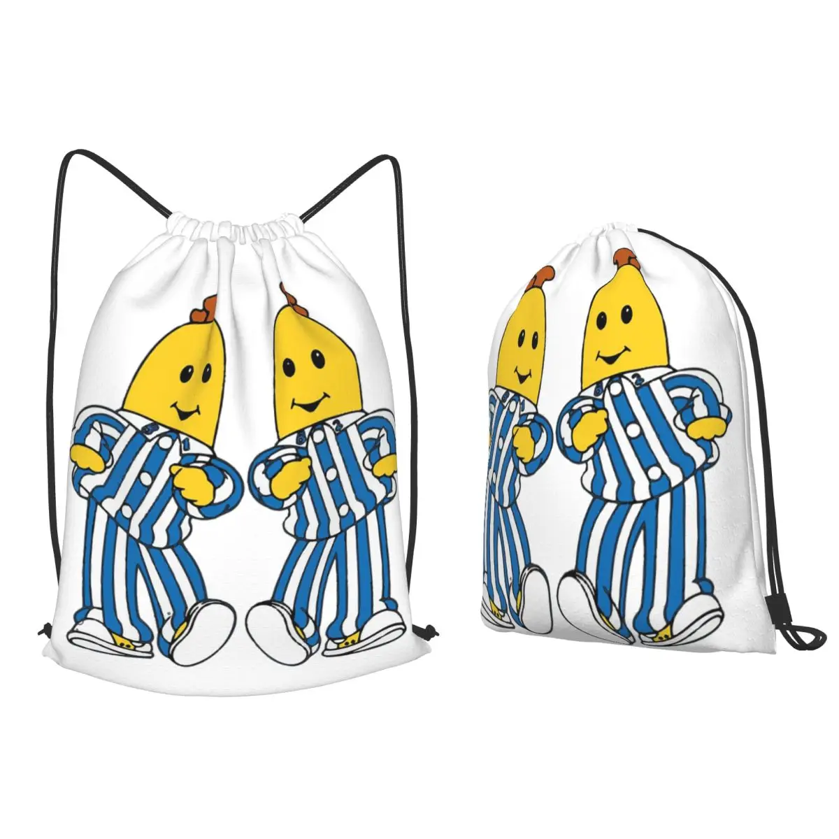 Bananas In Pyjamas Best Friend Backpacks Casual Drawstring Bags Sports Bag Book Bags for Man Woman School